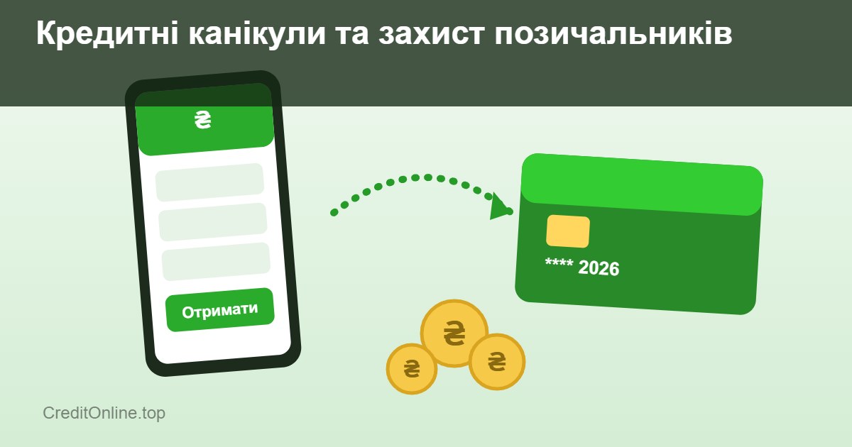 Кредитні канікули та захист позичальників під час воєнного стану