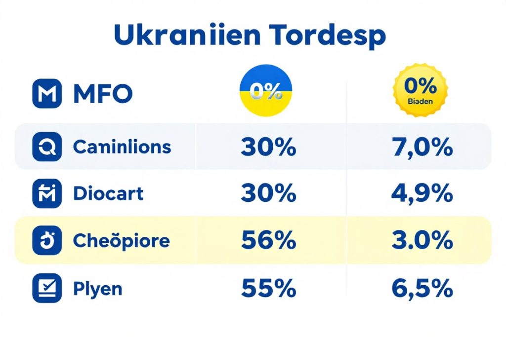 сравнение акций МФО для новых клиентов